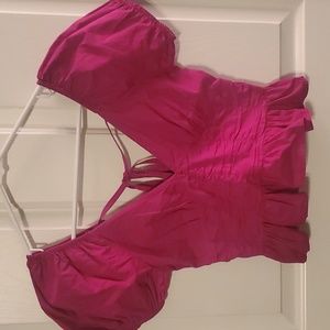 Sim & Sam Crop Top - SIZE S